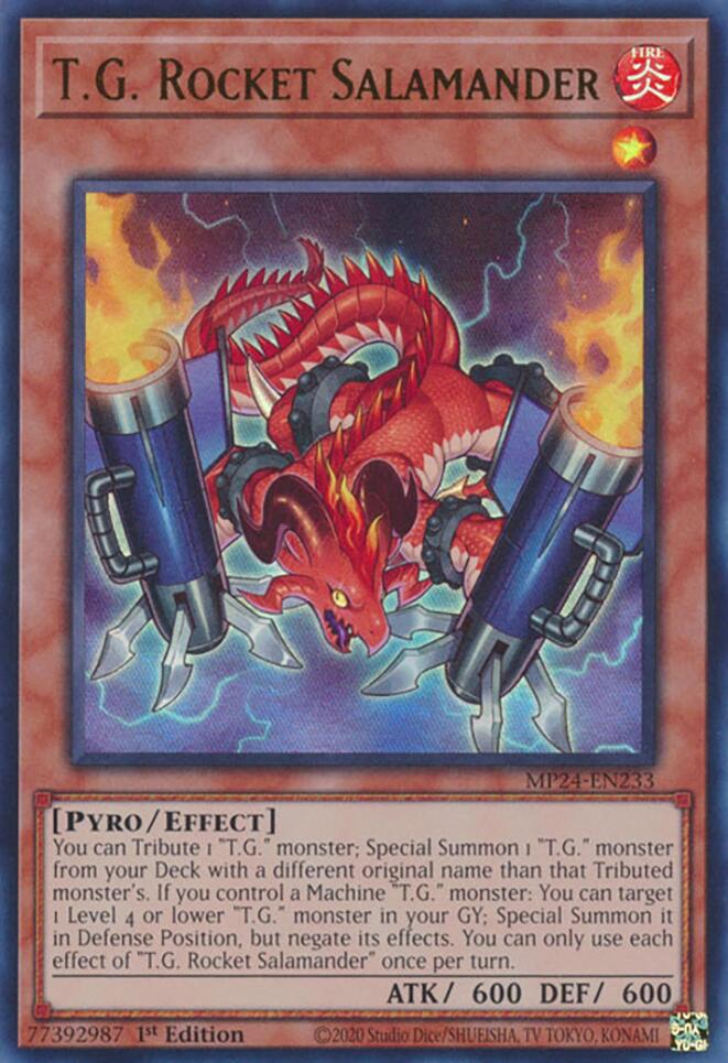 T.G. Rocket Salamander [MP24-EN233] Ultra Rare Yu-Gi-Oh!
