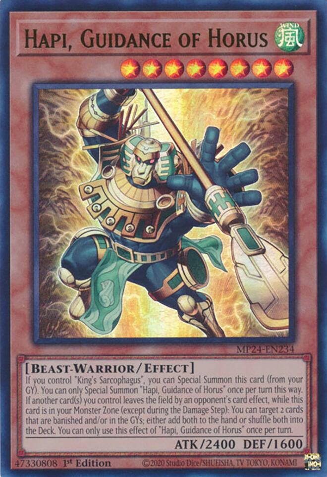 Hapi, Guidance of Horus [MP24-EN234] Ultra Rare Yu-Gi-Oh!