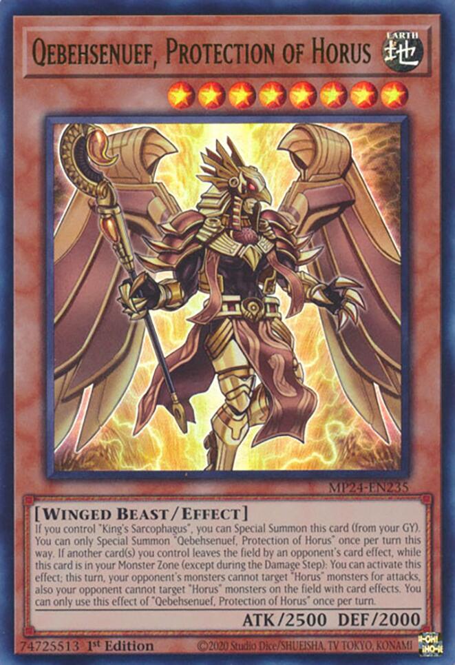 Qebehsenuef, Protection of Horus [MP24-EN235] Ultra Rare Yu-Gi-Oh!