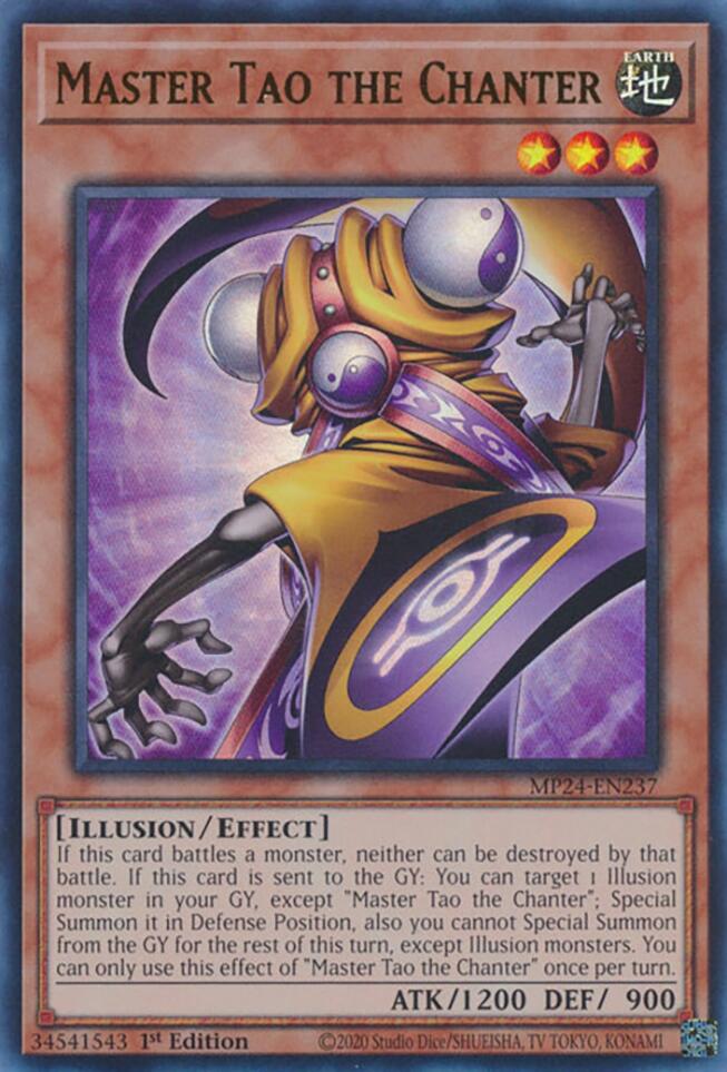 Master Tao the Chanter [MP24-EN237] Ultra Rare Yu-Gi-Oh!