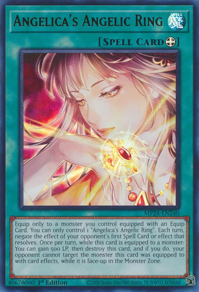 Angelica's Angelic Ring [MP24-EN240] Ultra Rare Yu-Gi-Oh!