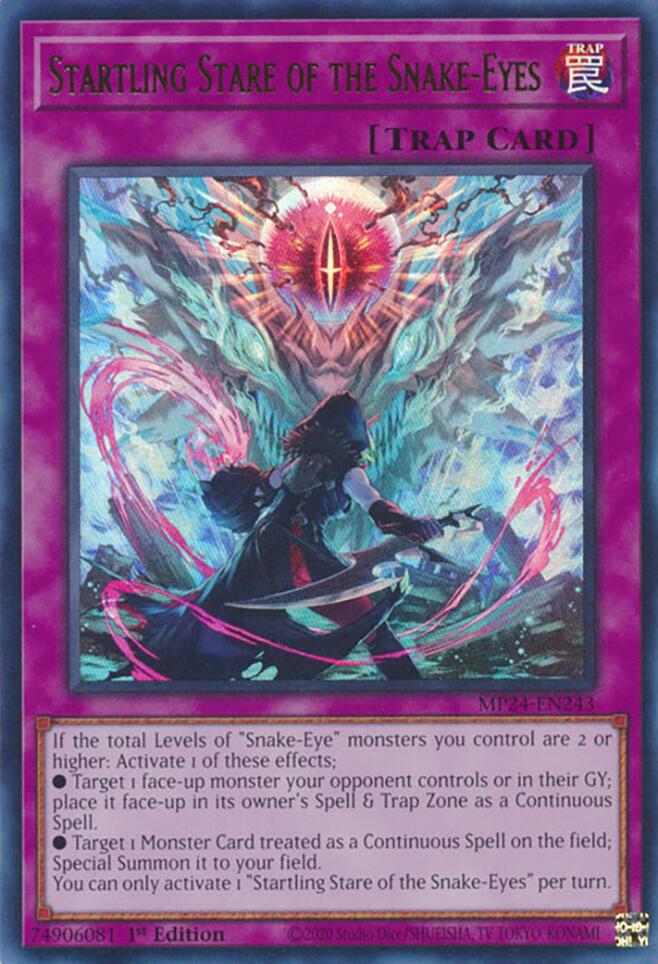 Startling Stare of the Snake-Eyes [MP24-EN243] Ultra Rare Yu-Gi-Oh!