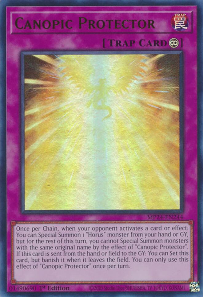 Canopic Protector [MP24-EN244] Ultra Rare Yu-Gi-Oh!
