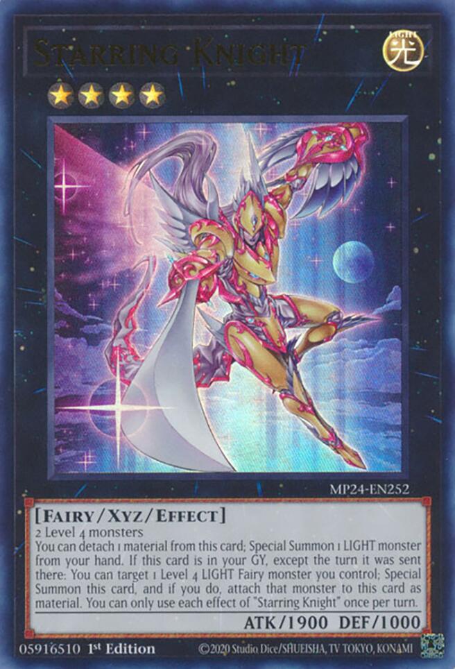 Starring Knight [MP24-EN252] Ultra Rare Yu-Gi-Oh!
