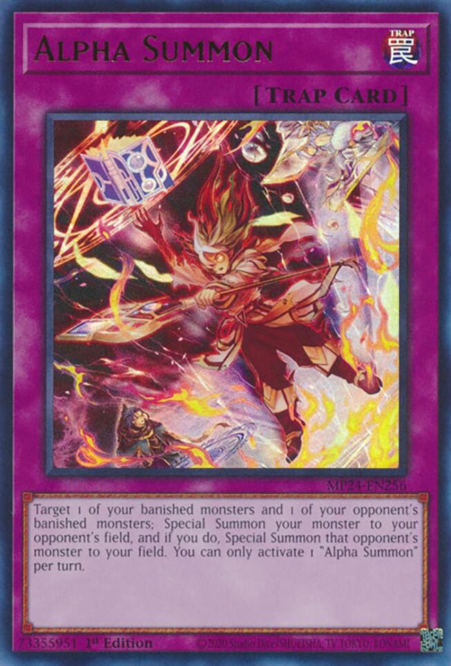 Alpha Summon [MP24-EN256] Ultra Rare Yu-Gi-Oh!
