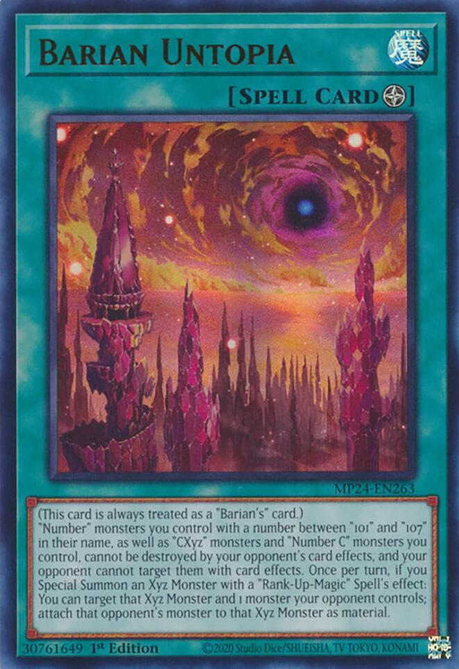 Barian Untopia [MP24-EN263] Ultra Rare Yu-Gi-Oh!