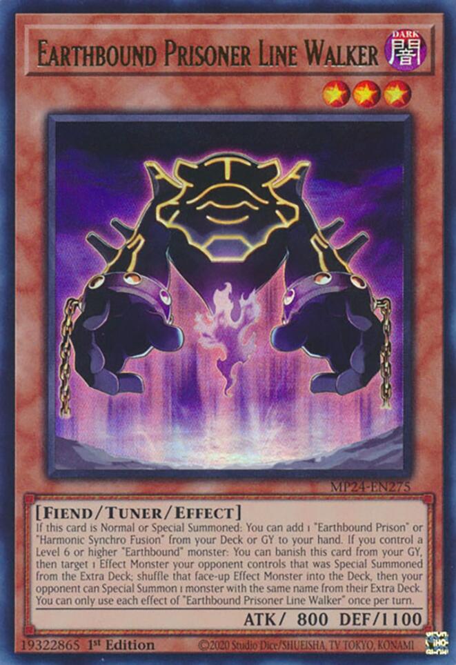Earthbound Prisoner Line Walker [MP24-EN275] Ultra Rare Yu-Gi-Oh!