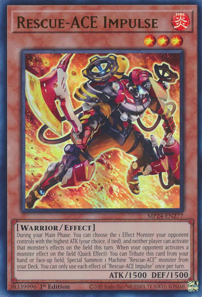 Rescue-ACE Impulse [MP24-EN277] Ultra Rare Yu-Gi-Oh!