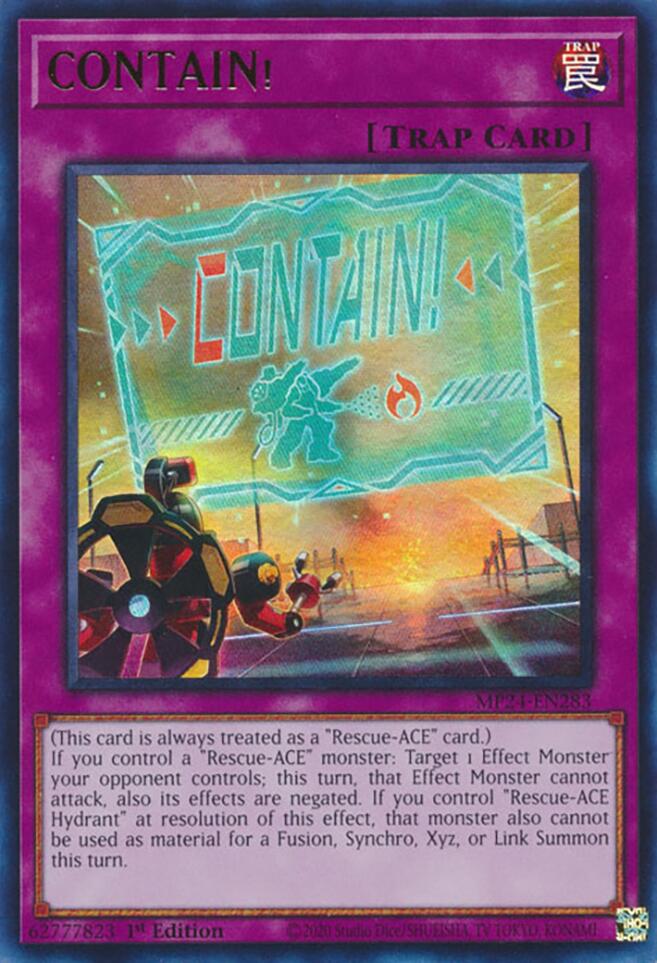 CONTAIN! [MP24-EN283] Ultra Rare Yu-Gi-Oh!