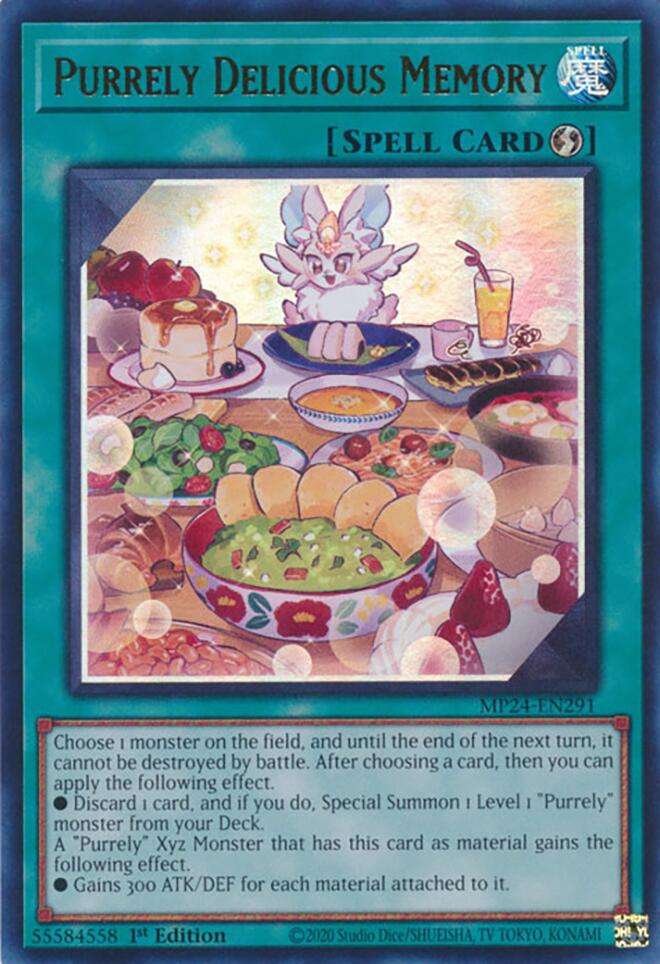 Purrely Delicious Memory [MP24-EN291] Ultra Rare Yu-Gi-Oh!
