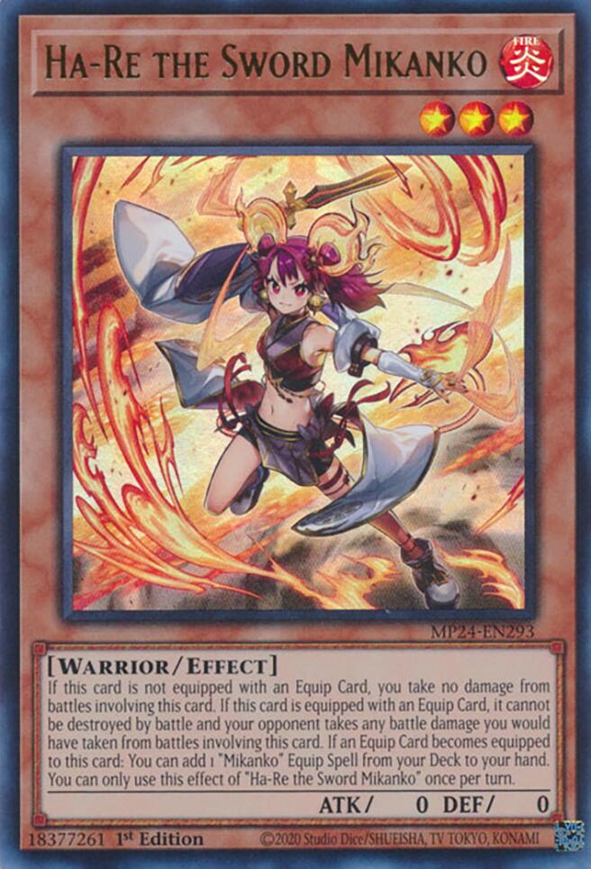 Ha-Re the Sword Mikanko [MP24-EN293] Ultra Rare Yu-Gi-Oh!
