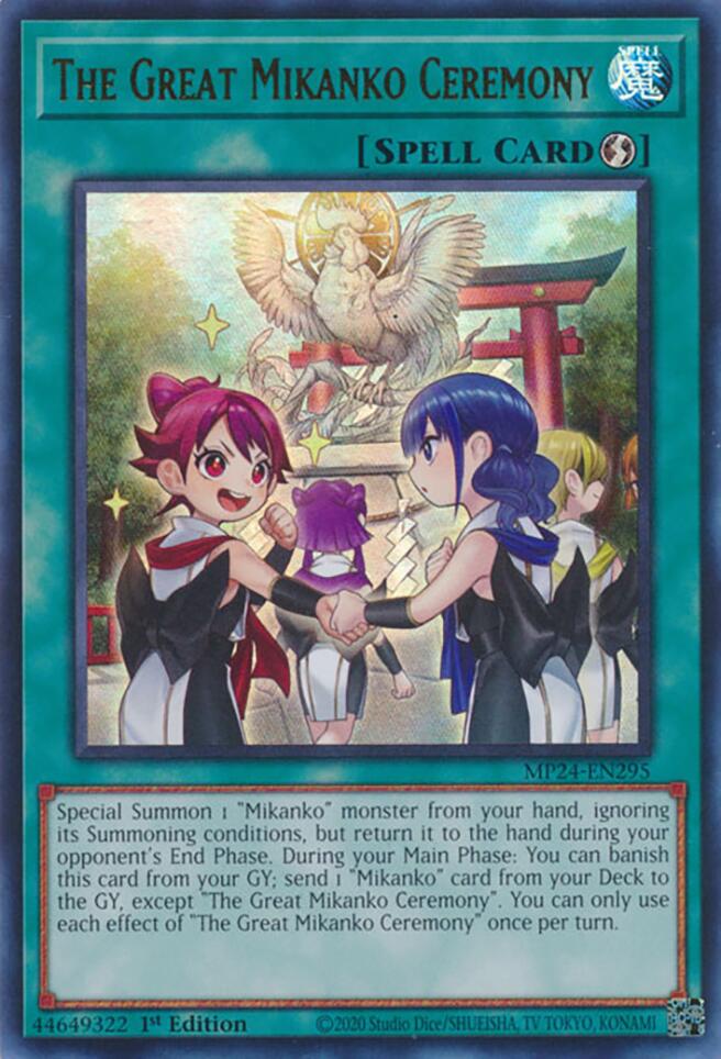 The Great Mikanko Ceremony [MP24-EN295] Ultra Rare Yu-Gi-Oh!