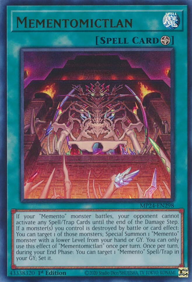 Mementomictlan [MP24-EN298] Ultra Rare Yu-Gi-Oh!
