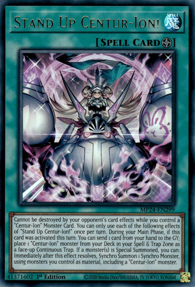 Stand Up Centur-Ion! [MP24-EN299] Ultra Rare Yu-Gi-Oh!