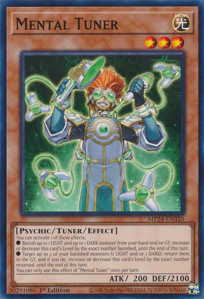 Mental Tuner [MP24-EN310] Common Yu-Gi-Oh!