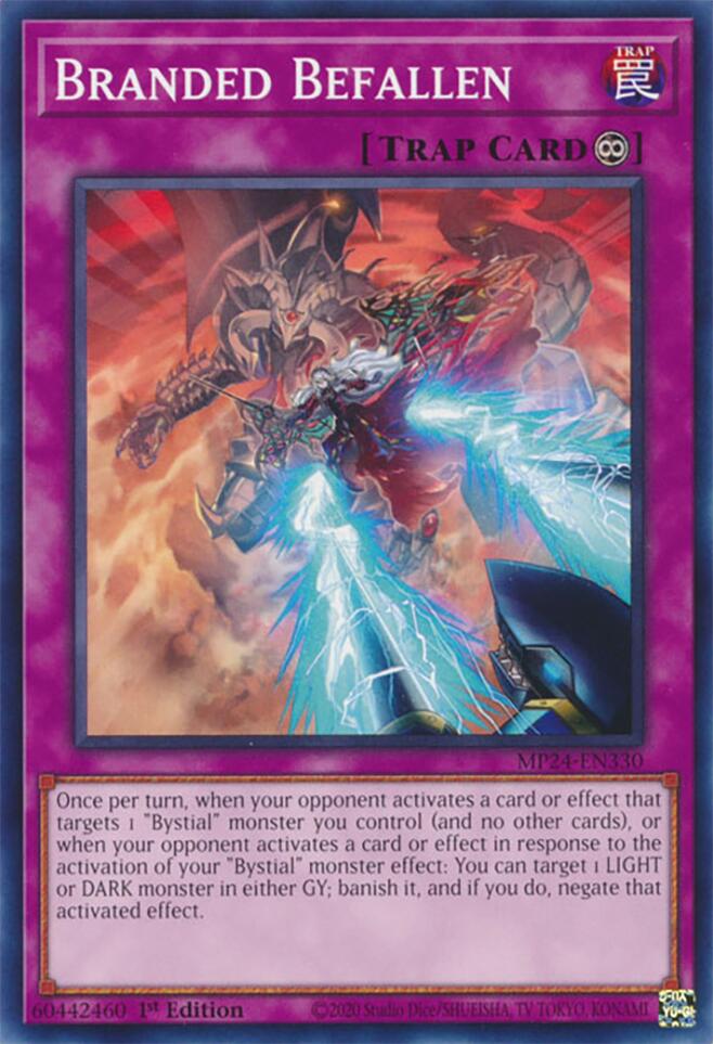 Branded Befallen [MP24-EN330] Common Yu-Gi-Oh!