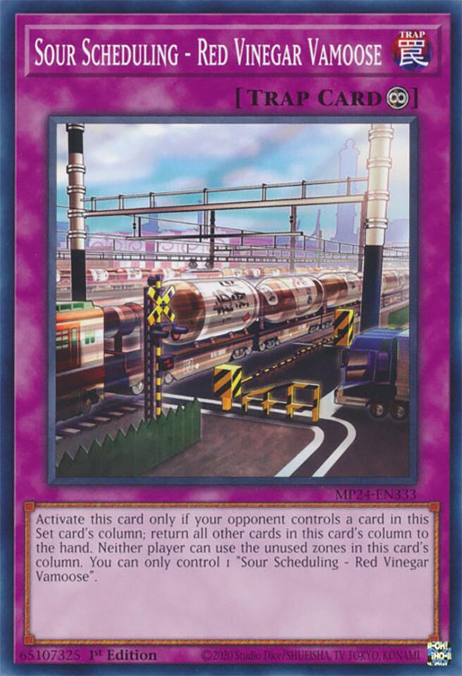 Sour Scheduling - Red Vinegar Vamoose [MP24-EN333] Common Yu-Gi-Oh!