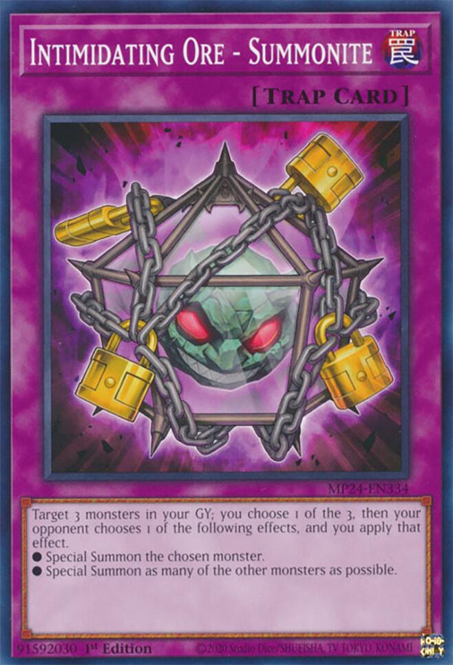 Intimidating Ore - Summonite [MP24-EN334] Common Yu-Gi-Oh!