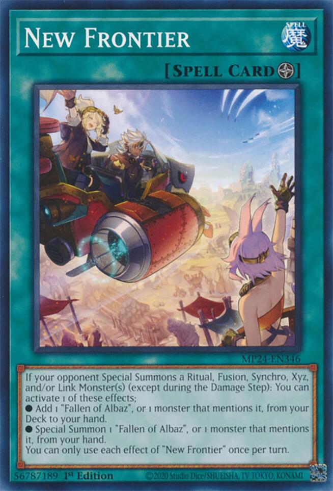 New Frontier [MP24-EN346] Common Yu-Gi-Oh!