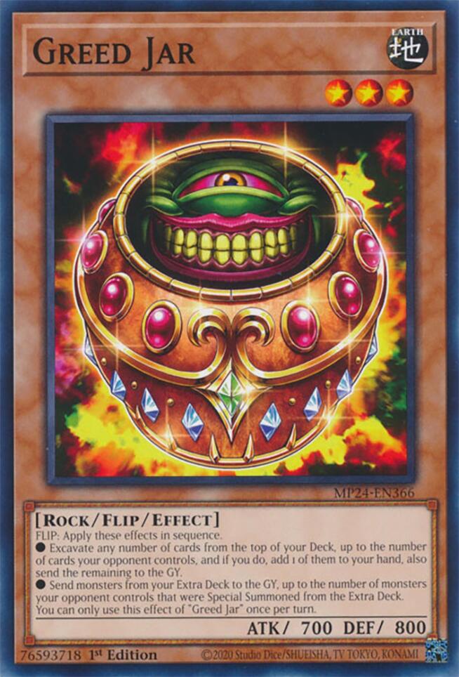 Greed Jar [MP24-EN366] Common Yu-Gi-Oh!