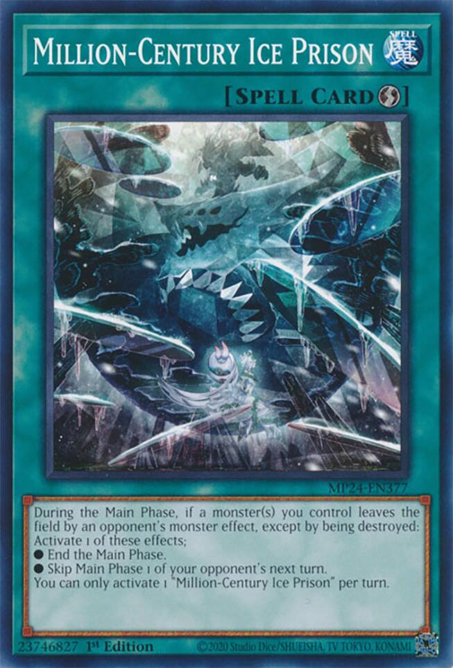 Million-Century Ice Prison [MP24-EN377] Common Yu-Gi-Oh!