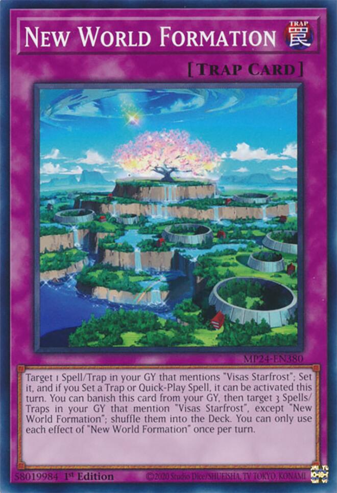 New World Formation [MP24-EN380] Common Yu-Gi-Oh!