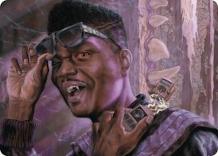 Dashing Bloodsucker Art Card [Duskmourn: House of Horror Art Series] Magic: The Gathering