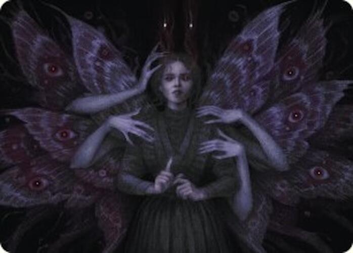 Demonic Counsel Art Card (7/54) [Duskmourn: House of Horror Art Series] Magic: The Gathering