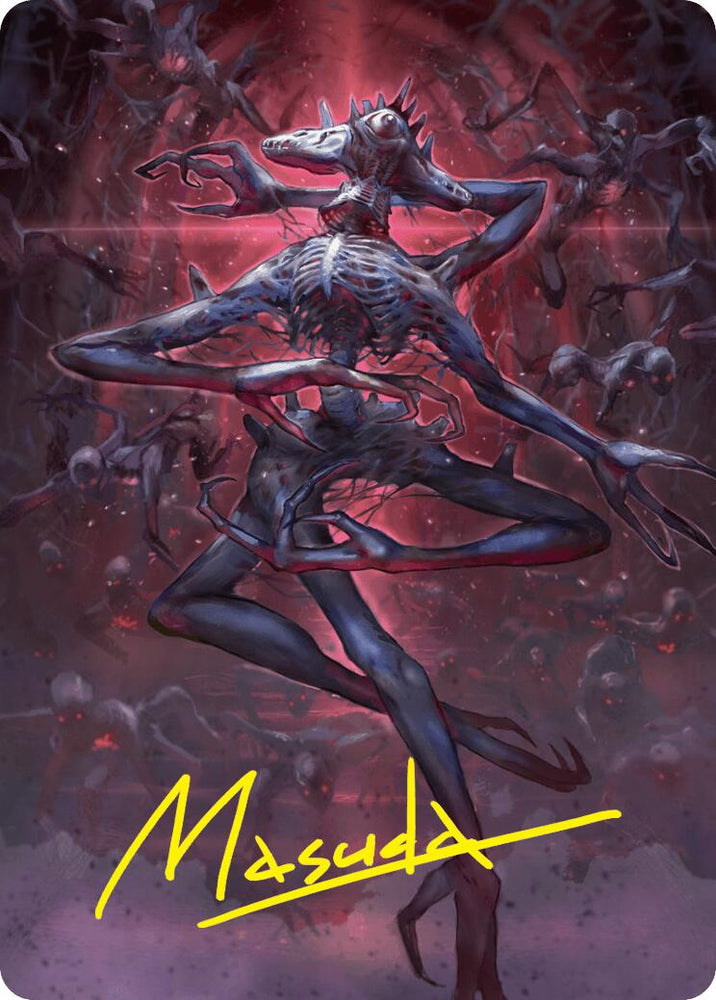 Overlord of the Balemurk Art Card (Gold-Stamped Signature) [Duskmourn: House of Horror Art Series] Magic: The Gathering