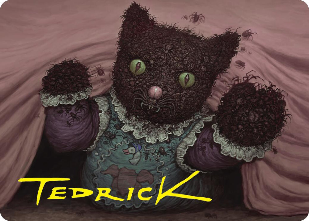 Twitching Doll Art Card (Gold-Stamped Signature) [Duskmourn: House of Horror Art Series] Magic: The Gathering