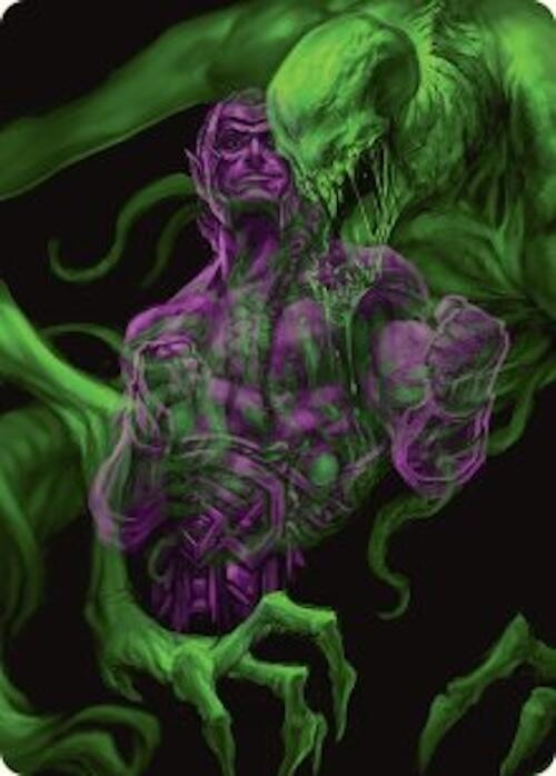 Tyvar, the Pummeler Art Card [Duskmourn: House of Horror Art Series] Magic: The Gathering