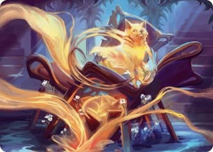 Inquisitive Glimmer Art Card [Duskmourn: House of Horror Art Series] Magic: The Gathering