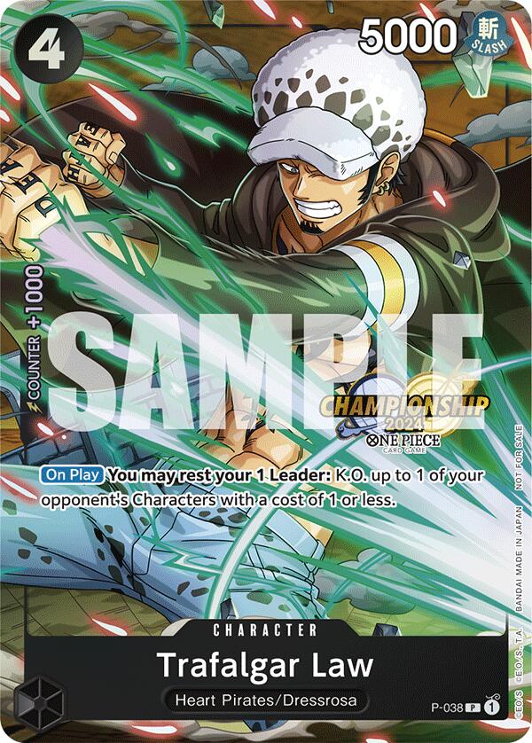 Trafalgar Law (P-038) (CS 2024 Event Pack) [One Piece Promotion Cards] Bandai