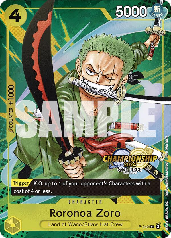 Roronoa Zoro (CS 2024 Event Pack) [One Piece Promotion Cards] Bandai