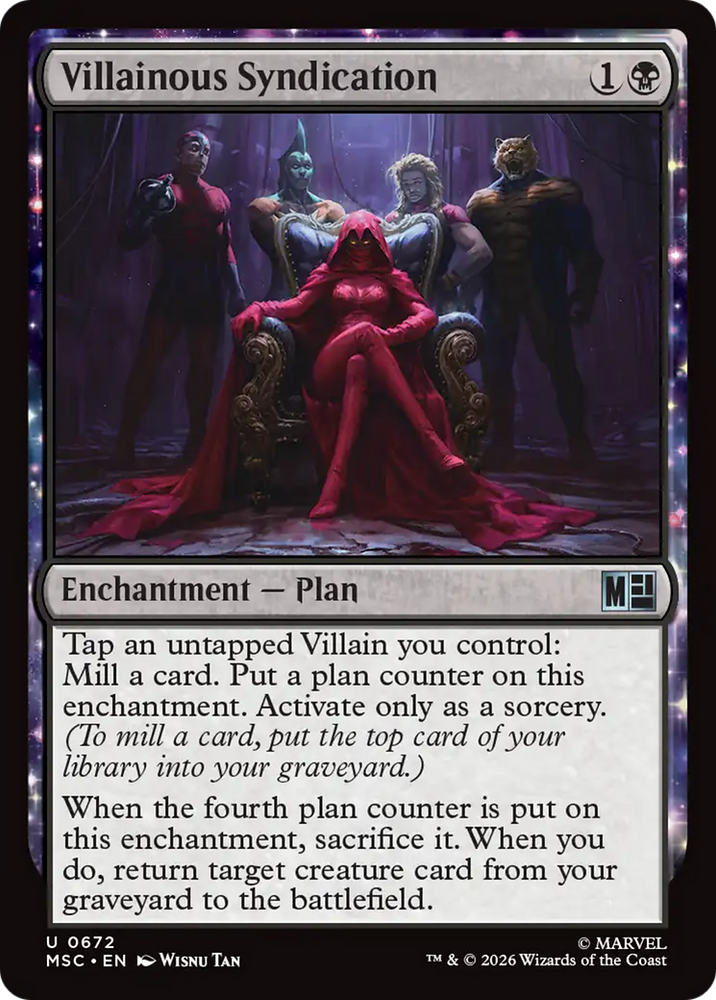 Villainous Syndication [Marvel Super Heroes Commander] Magic: The Gathering