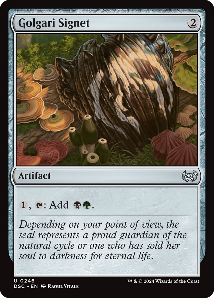 Golgari Signet [Duskmourn: House of Horror Commander] Magic: The Gathering