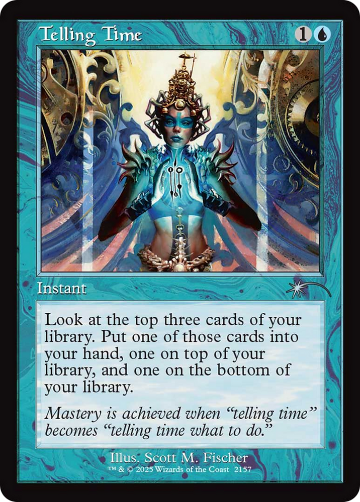 Telling Time (Retro Frame) [Secret Lair Drop Series] Magic: The Gathering