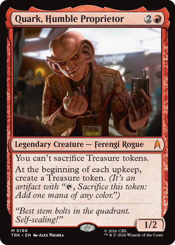 Quark, Humble Proprietor [Star Trek] Magic: The Gathering