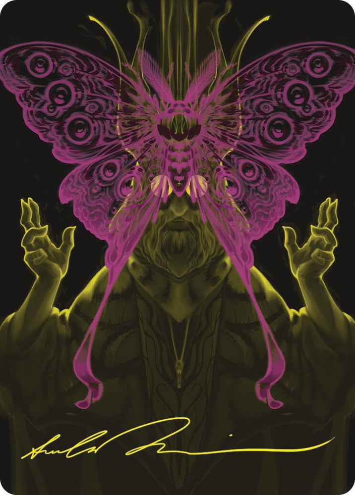 Victor, Valgavoth's Seneschal Art Card (44/54) (Gold-Stamped Signature) [Duskmourn: House of Horror Art Series] Magic: The Gathering