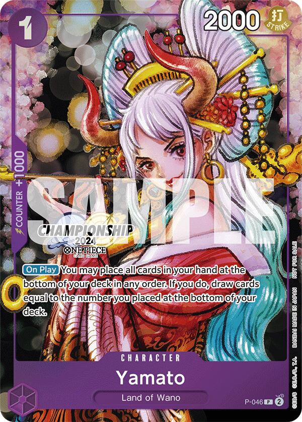 Yamato (CS 2024 Event Pack Finalist) [One Piece Promotion Cards] Bandai