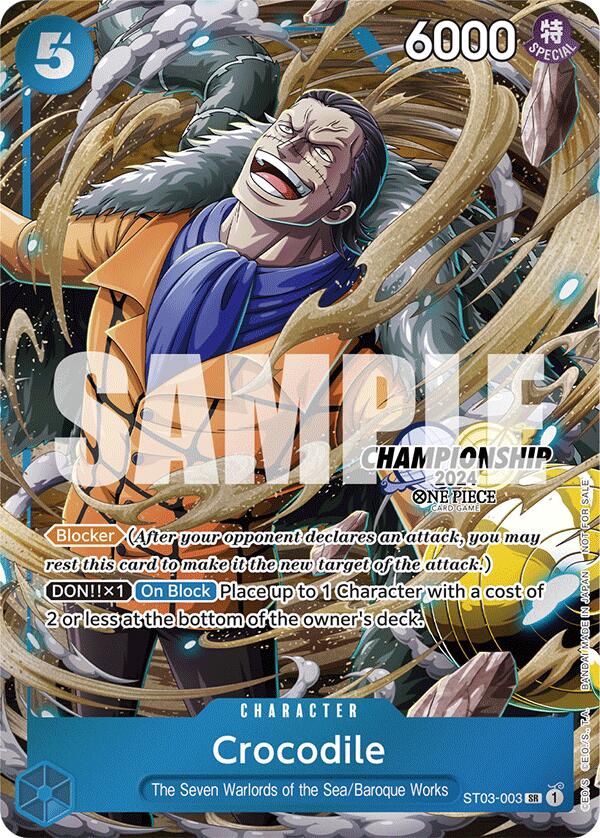 Crocodile (CS 2024 Celebration Pack) [One Piece Promotion Cards] Bandai