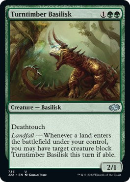 Turntimber Basilisk [Jumpstart 2022] Magic: The Gathering