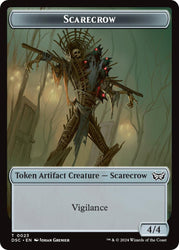 Human Soldier // Scarecrow Double-Sided Token [Duskmourn: House of Horror Commander Tokens] Magic: The Gathering