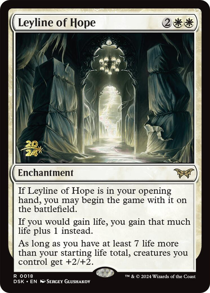 Leyline of Hope [Duskmourn: House of Horror Prerelease Promos] Magic: The Gathering