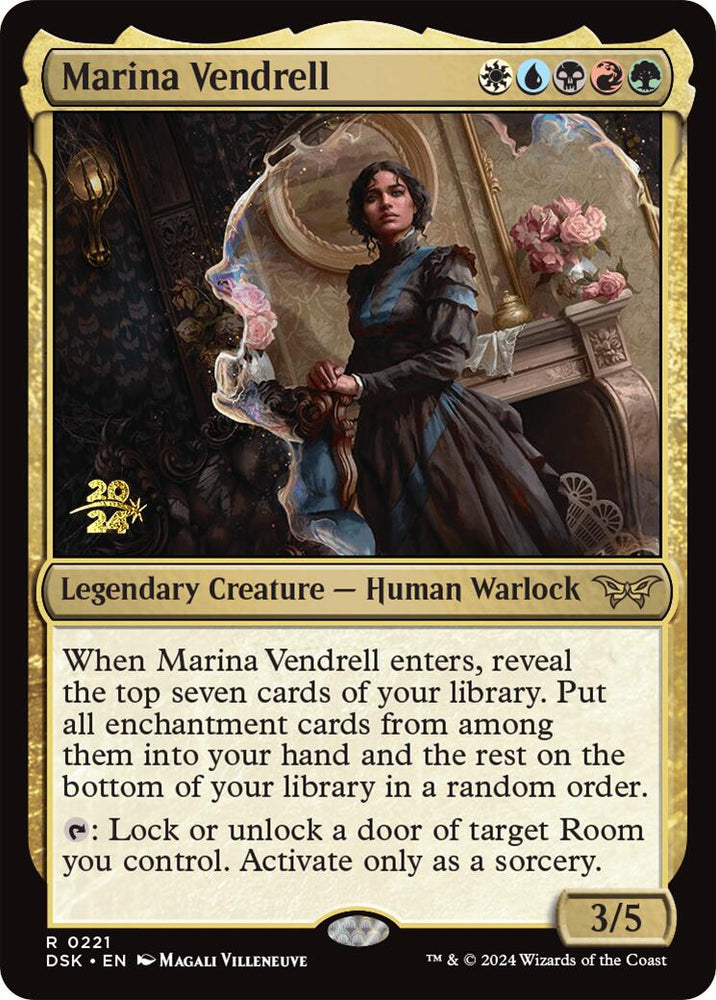 Marina Vendrell [Duskmourn: House of Horror Prerelease Promos] Magic: The Gathering