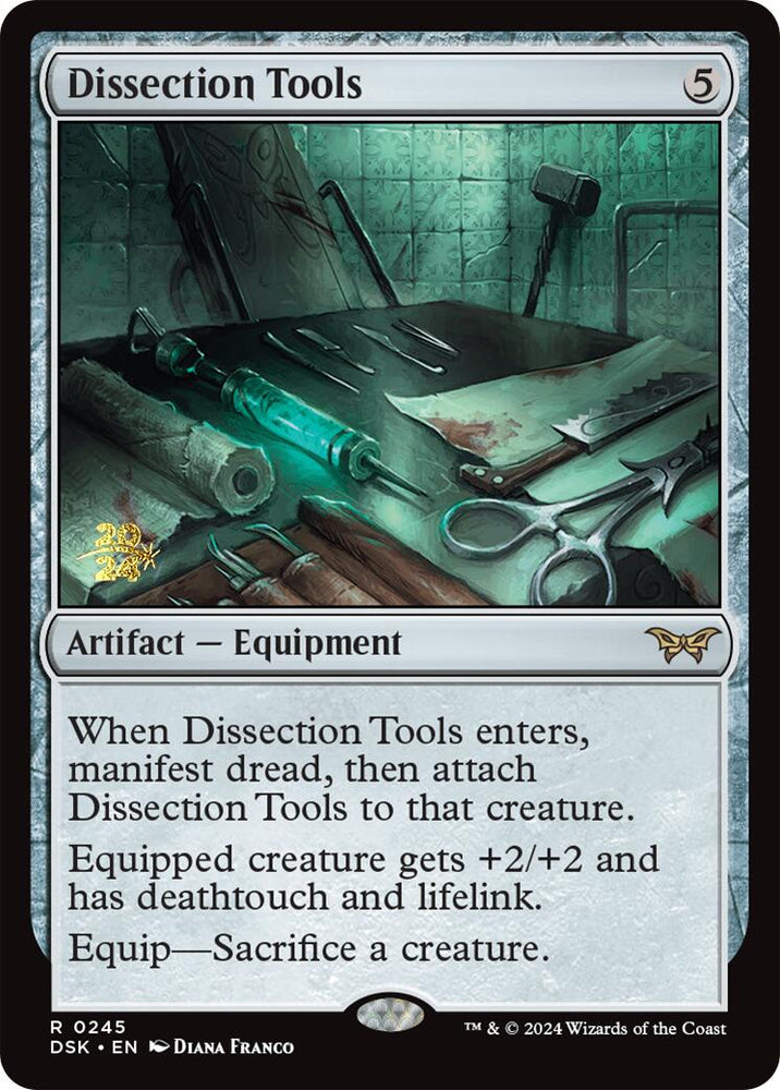Dissection Tools [Duskmourn: House of Horror Prerelease Promos] Magic: The Gathering