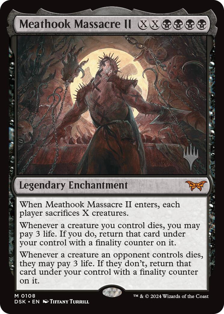 Meathook Massacre II (0108) (Promo Pack) [Duskmourn: House of Horror Promos] Magic: The Gathering