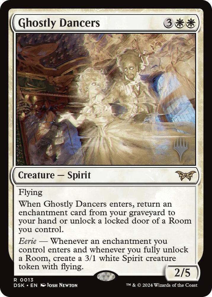 Ghostly Dancers (Promo Pack) [Duskmourn: House of Horror Promos] Magic: The Gathering