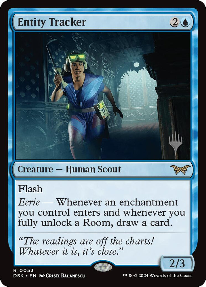 Entity Tracker (0053) (Promo Pack) [Duskmourn: House of Horror Promos] Magic: The Gathering