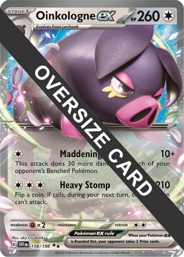 Oinkologne ex (158/198) (Jumbo Card) [Scarlet & Violet: Black Star Promos] Pokémon